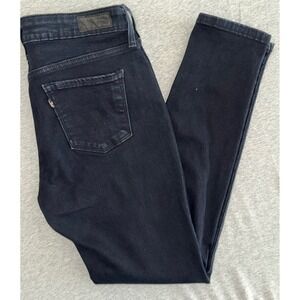 Levi Women's Legging Skinny Jeans Dark Wash Size 28x30 Minimalist Streetwear